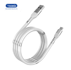  Yookie CB5 Magentic Data Cable For Iphone 3A White 